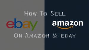 create a ebay and amazon logo image with alt text how to sell on amazon and ebay 1