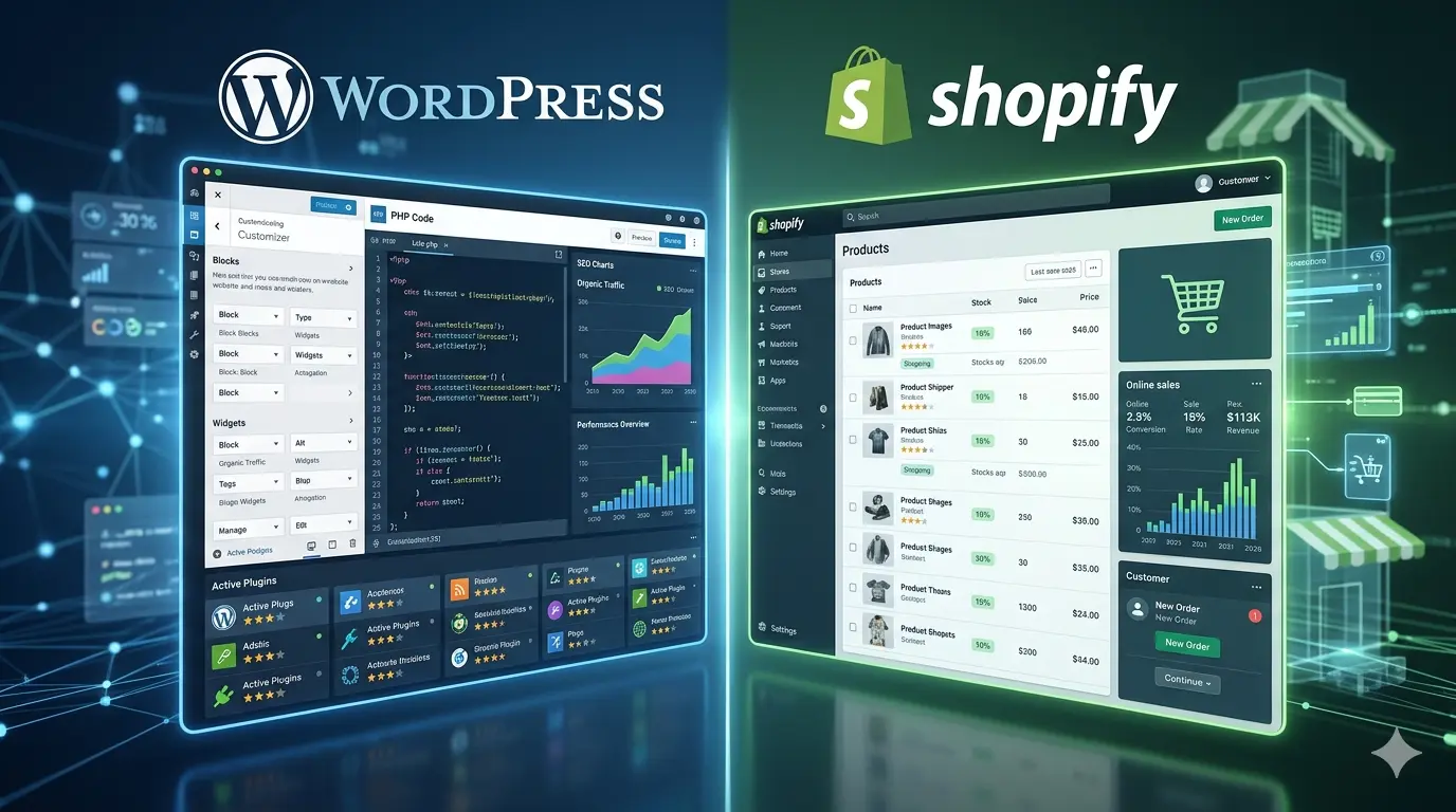 Shopify vs WordPress