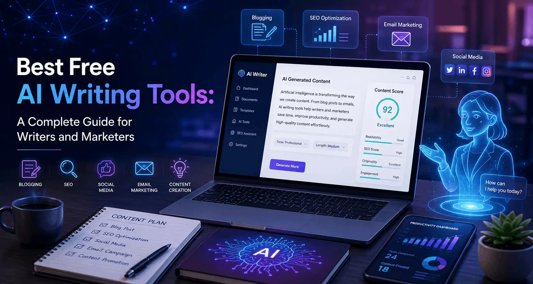 Best Free AI Writing Tools
