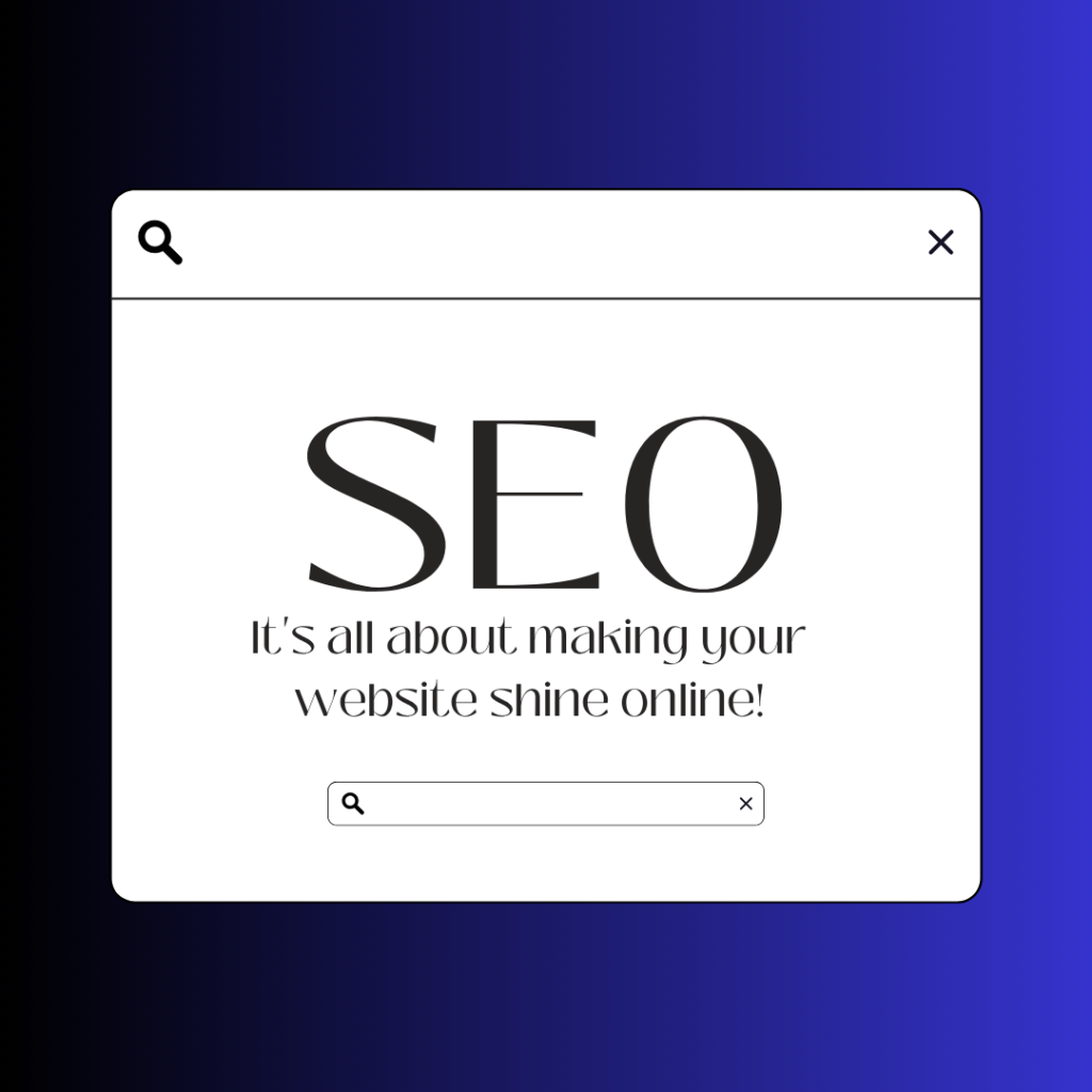 Blue Simple Minimalist SEO Instagram Post