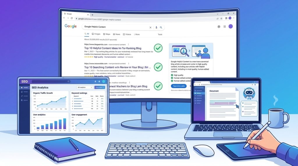 AI vs Human Content: Which Performs Better for SEO in 2026? 2 AI and human writing comparison 202608060923
